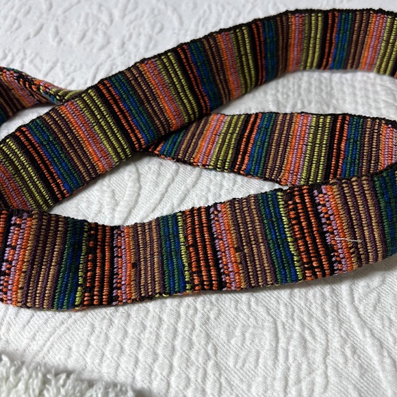 ⭐️Adorned Crown Textile You are enough always will be crossbody bag boho - Picture 7 of 13